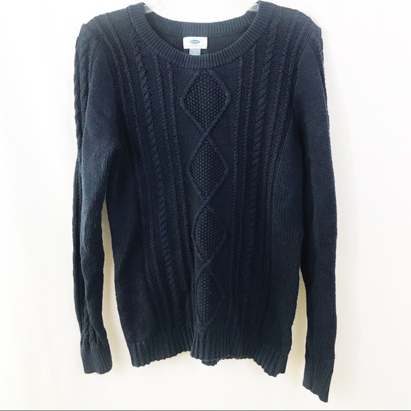 Old Navy Navy Cable-knit Sweater - Picture 1 of 2